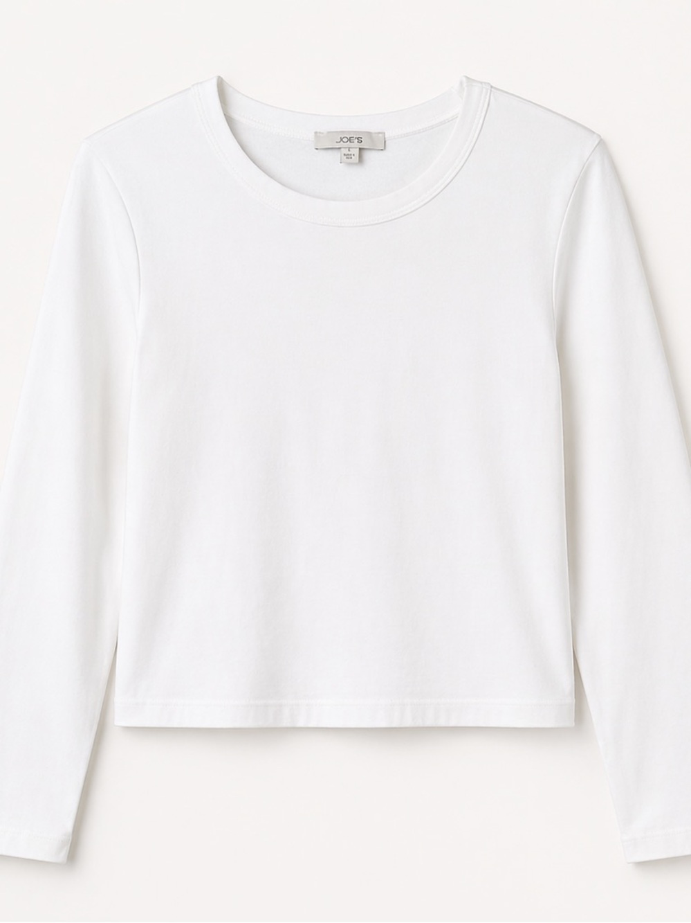 Joe's Jeans Women's White Long Sleeve Tee